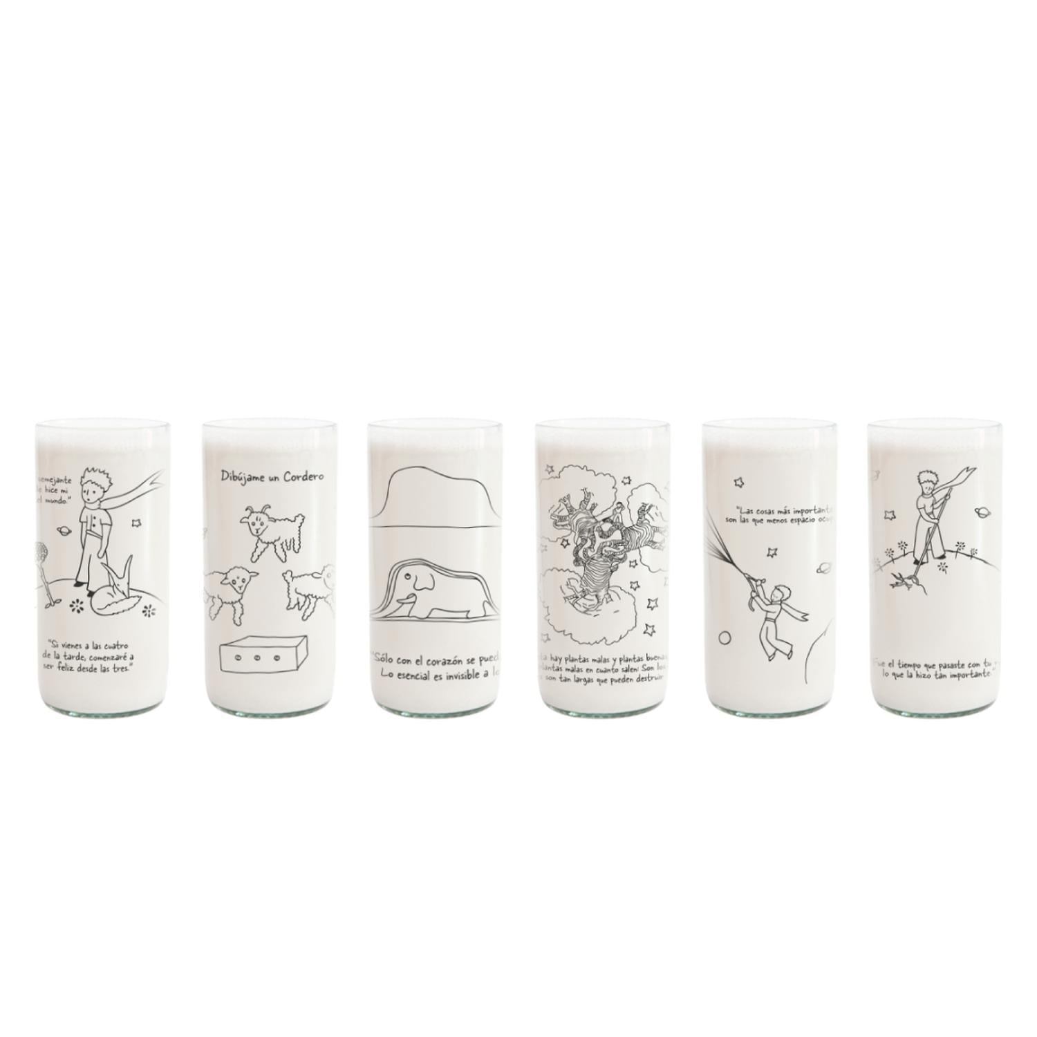 EL PRINCIPITO - JUEGO DE 6 VASOS - 500 ML - 1