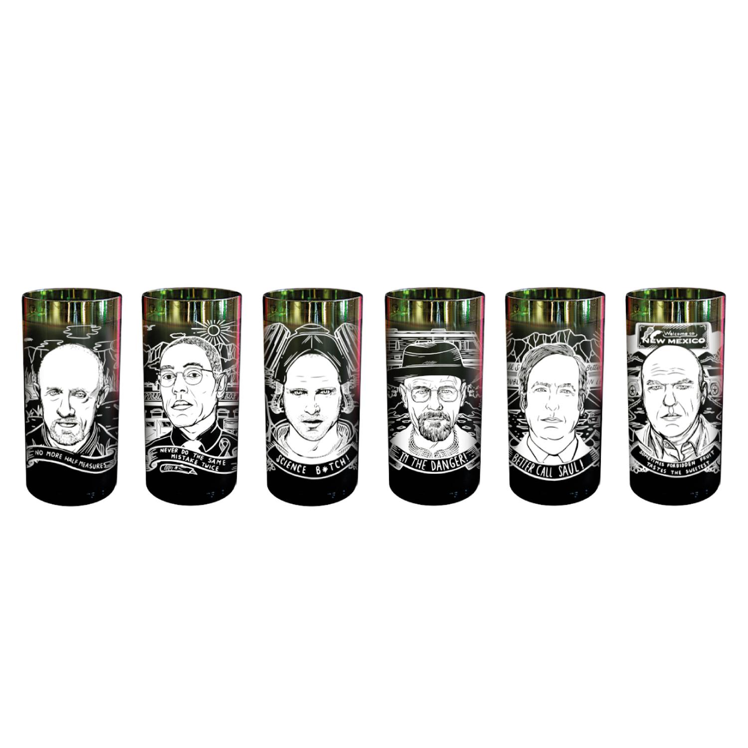 BREAKING GLASS - JUEGO DE 6 VASOS - 500 ML - 1