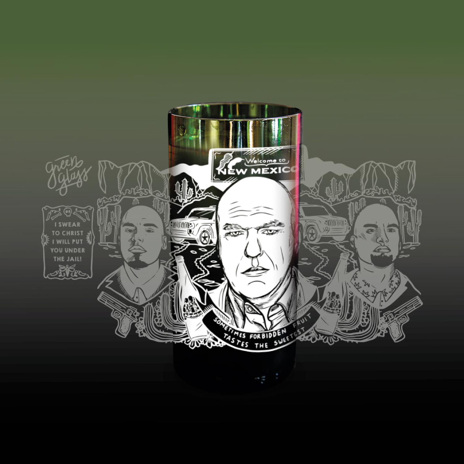 BREAKING GLASS - JUEGO DE 6 VASOS - 500 ML - 8