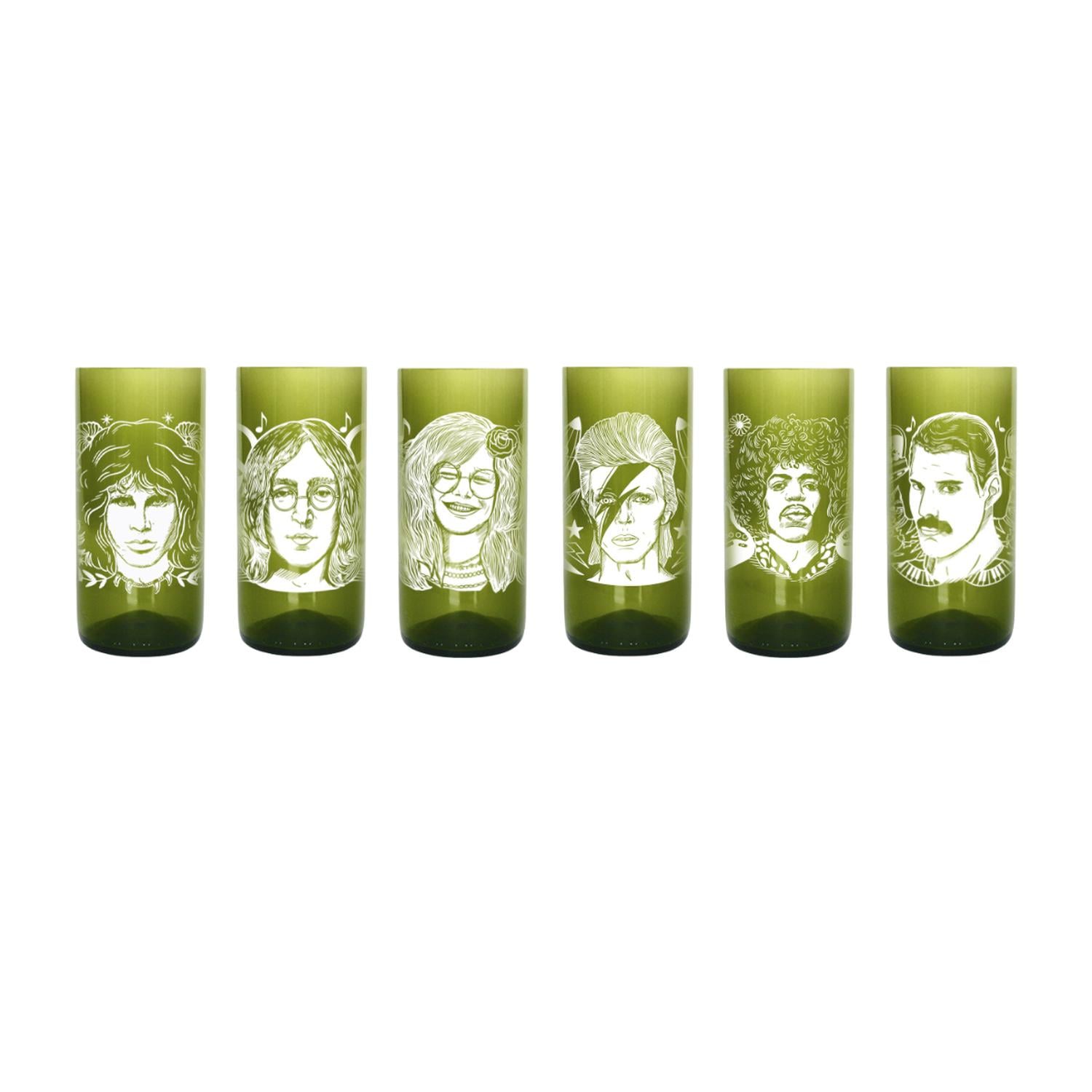 VASOS ROCKSTAR - JUEGO DE 6 VASOS - 500 ML - 1