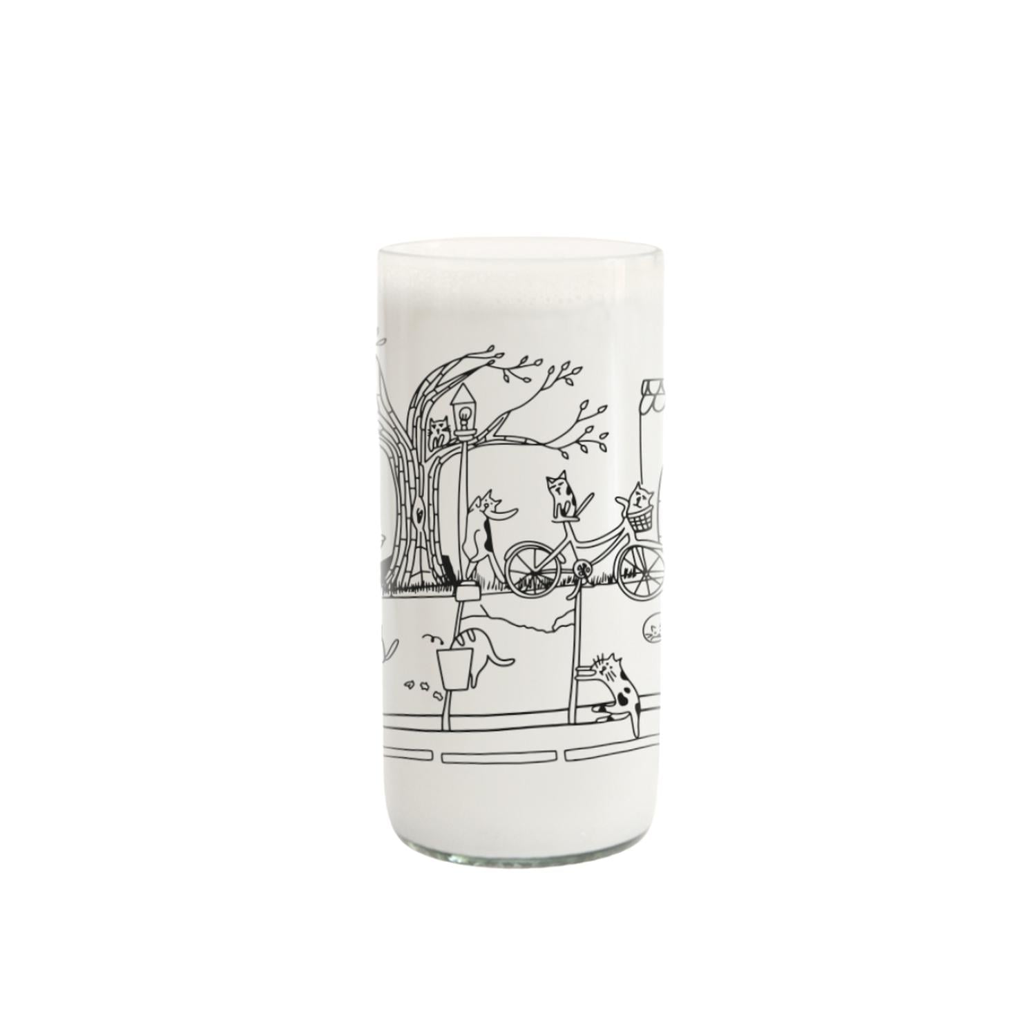 CAT LOVER - JUEGO DE 6 VASOS GATUNOS - 500ML - 3