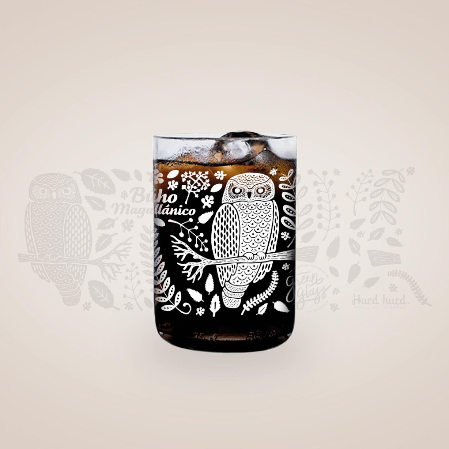 AVES DE CHILE - JUEGO DE 4 VASOS - 330 ML - 5