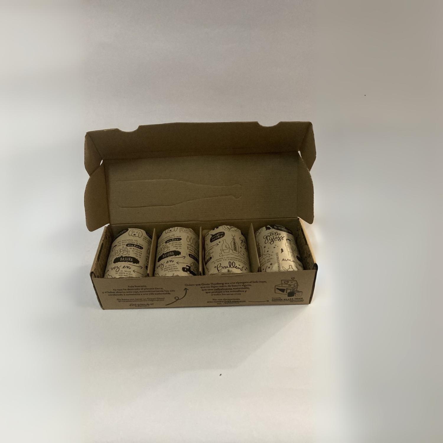 AVES DE CHILE - JUEGO DE 4 VASOS - 330 ML - 8