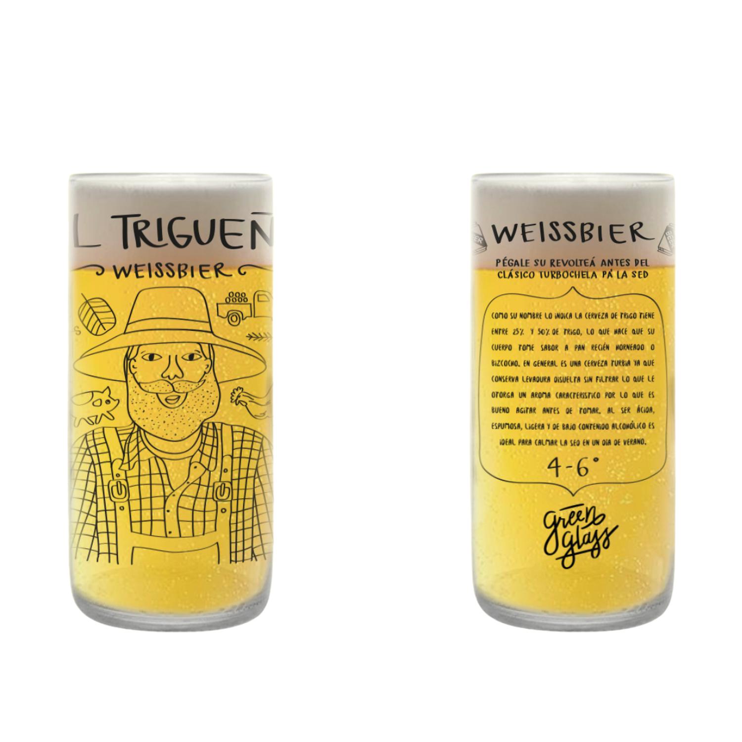 CHELEROS HIPSTERS - JUEGO DE 6 VASOS - 500 ML - 8