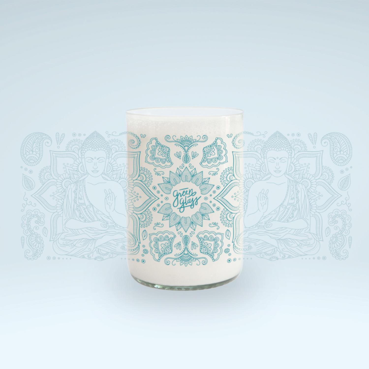 OM GLASS - JUEGO DE 4 VASOS - 330 ML - 6