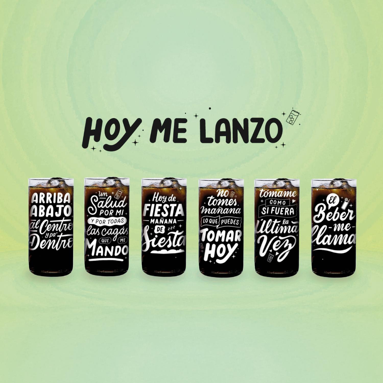 HOY ME LANZO - JUEGO DE 6 VASOS - 500 ML - 2