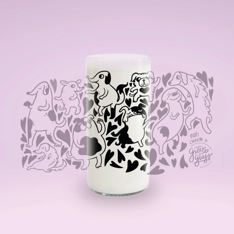 DOG LOVER - JUEGO DE 6 VASOS PERRUNOS - 500 ML - 4
