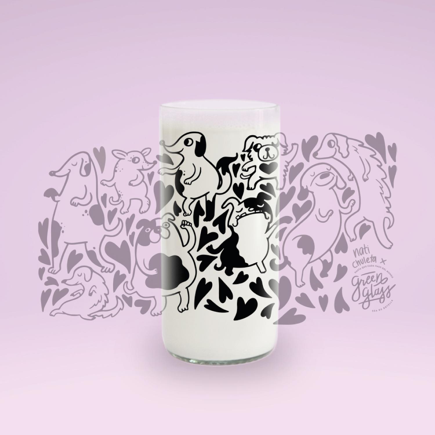 DOG LOVER - JUEGO DE 6 VASOS PERRUNOS - 500 ML - 4