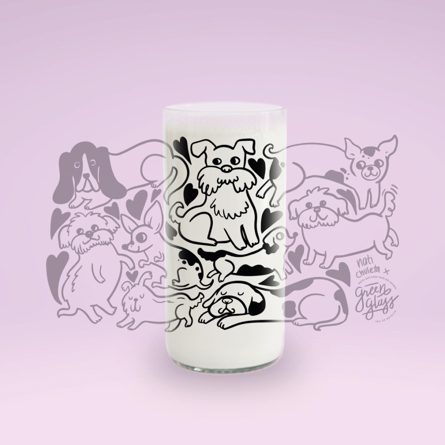 DOG LOVER - JUEGO DE 6 VASOS PERRUNOS - 500 ML - 5
