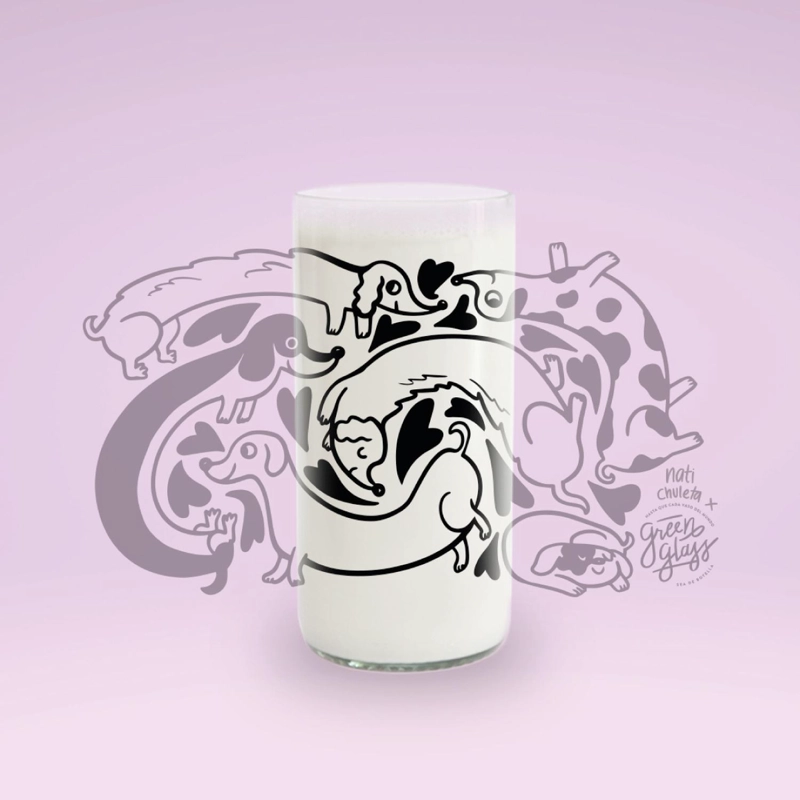 DOG LOVER - JUEGO DE 6 VASOS PERRUNOS - 500 ML - 6