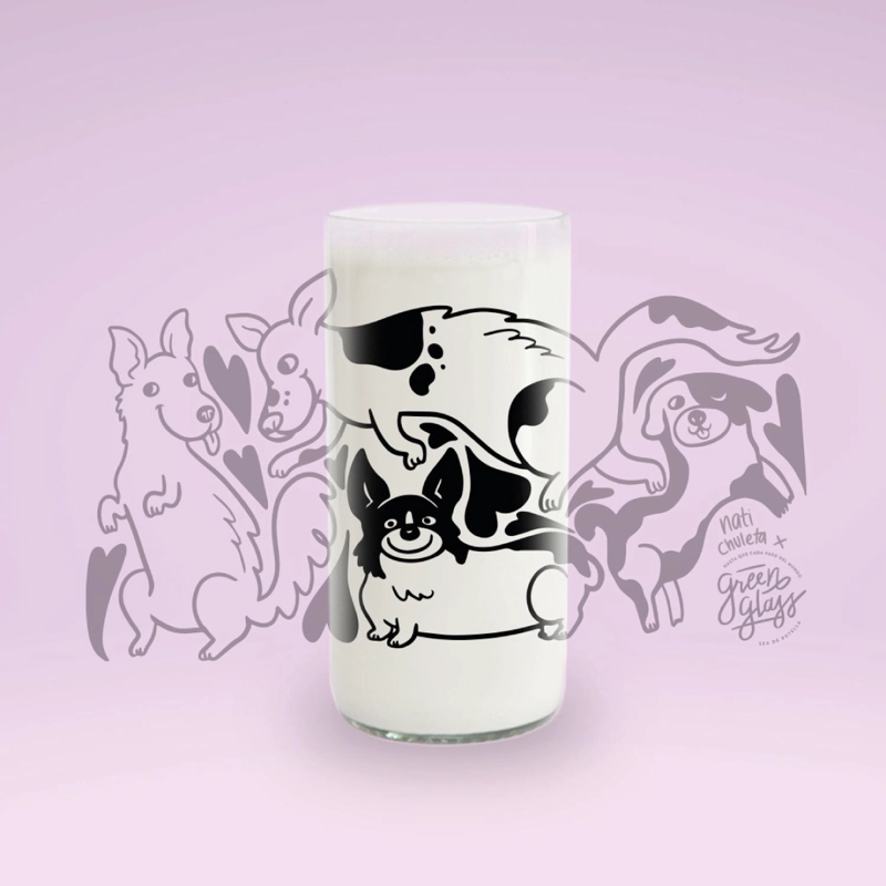 DOG LOVER - JUEGO DE 6 VASOS PERRUNOS - 500 ML - 7