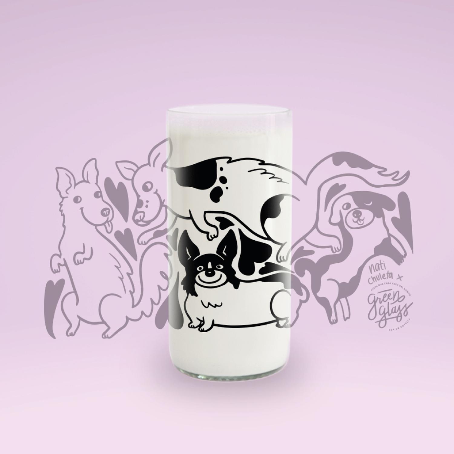 DOG LOVER - JUEGO DE 6 VASOS PERRUNOS - 500 ML - 7