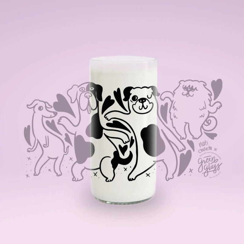 DOG LOVER - JUEGO DE 6 VASOS PERRUNOS - 500 ML - 8