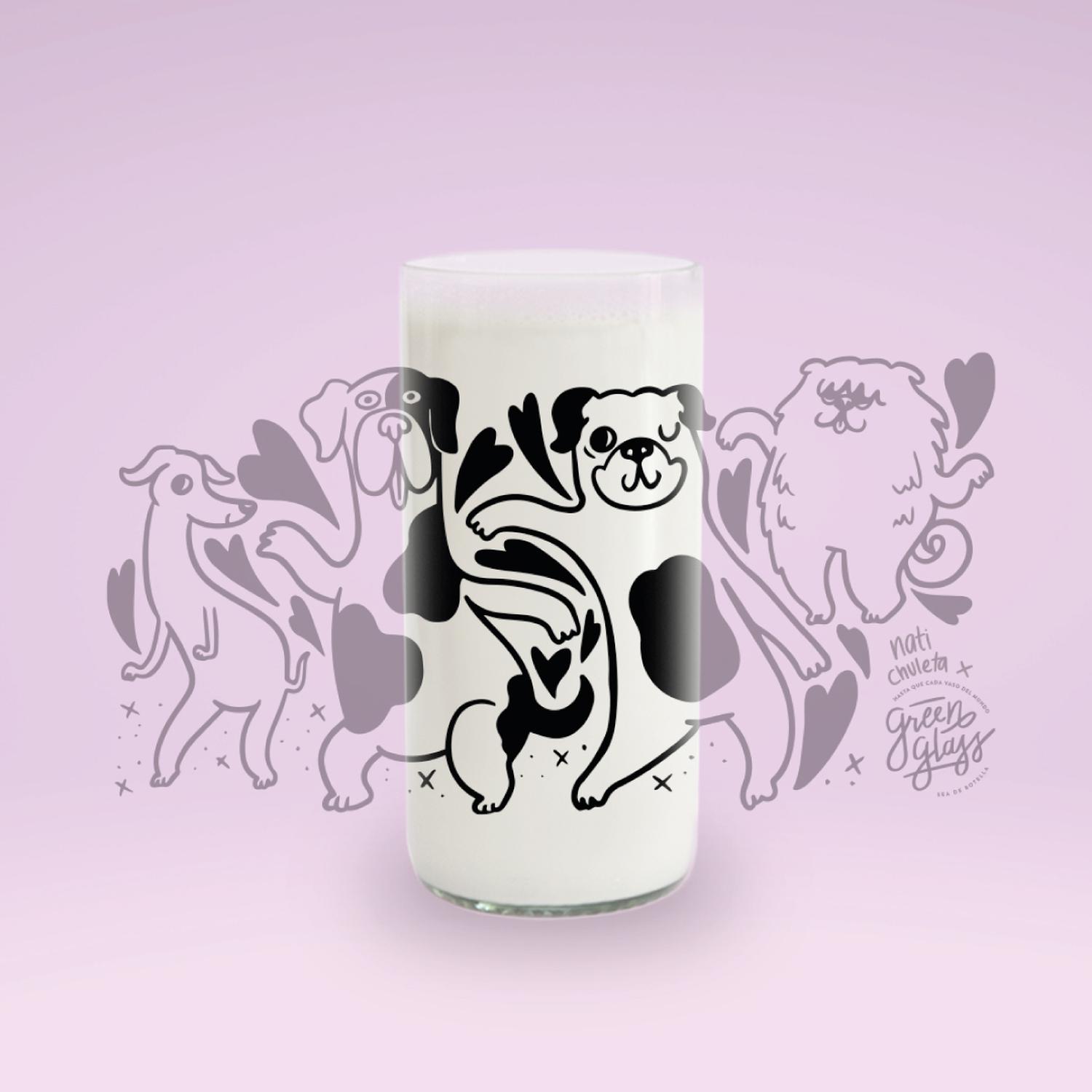 DOG LOVER - JUEGO DE 6 VASOS PERRUNOS - 500 ML - 8