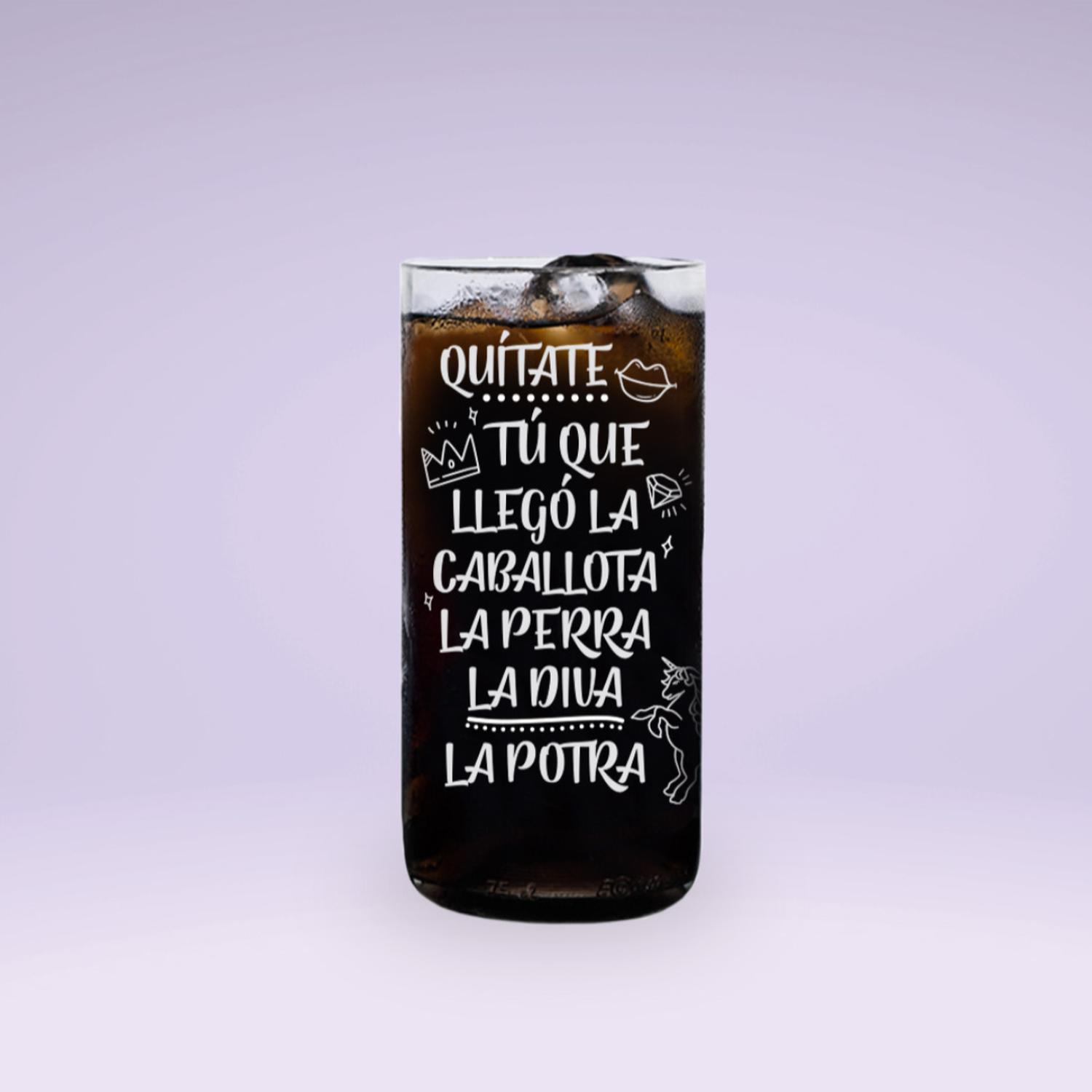 DIVAS URBANAS - JUEGO DE 6 VASOS - 500 ML - 8