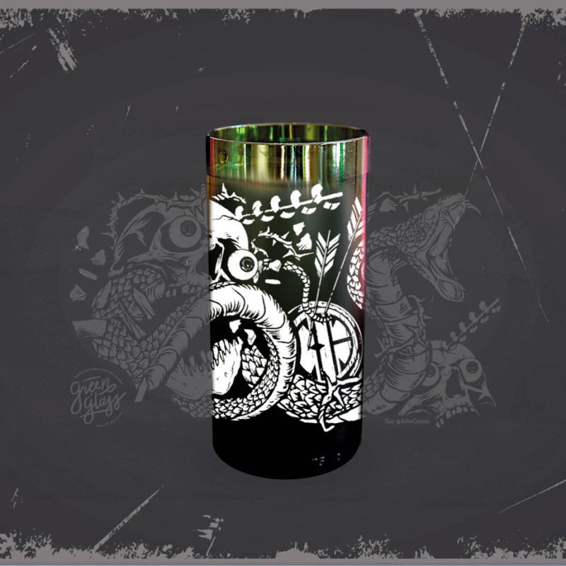 METALEROS - JUEGO DE 6 VASOS - 500 ML - 7