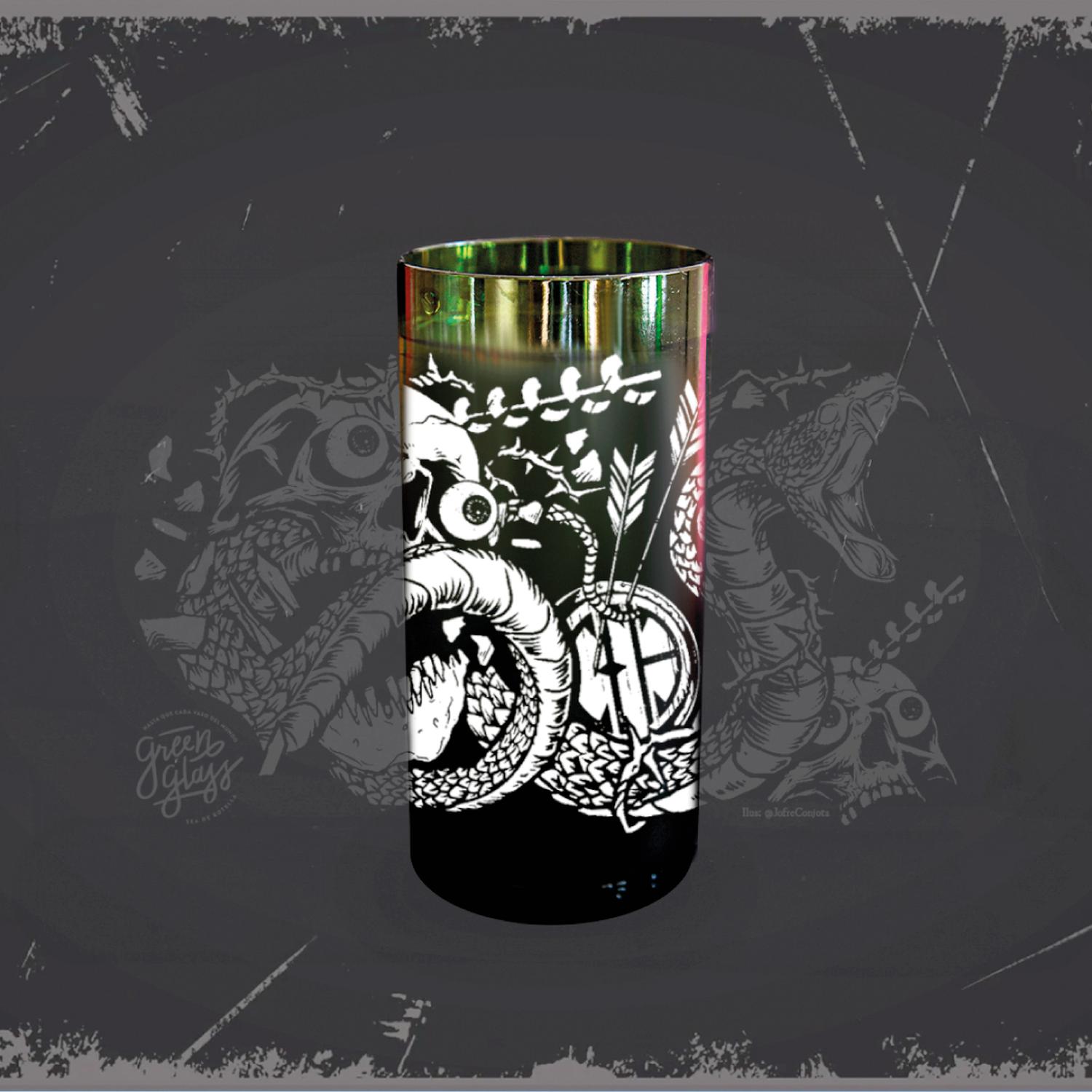 METALEROS - JUEGO DE 6 VASOS - 500 ML - 7