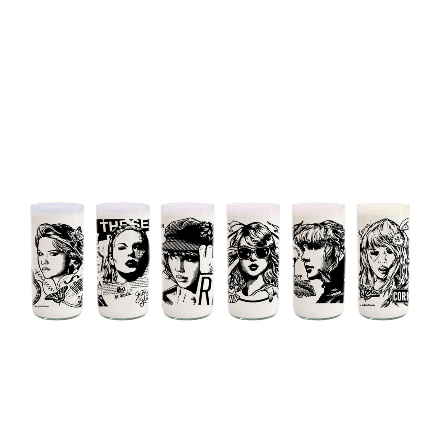 GREEN GLASS (TAYLOR'S VERSION) - JUEGO DE 6 VASOS - 500 ML - 1