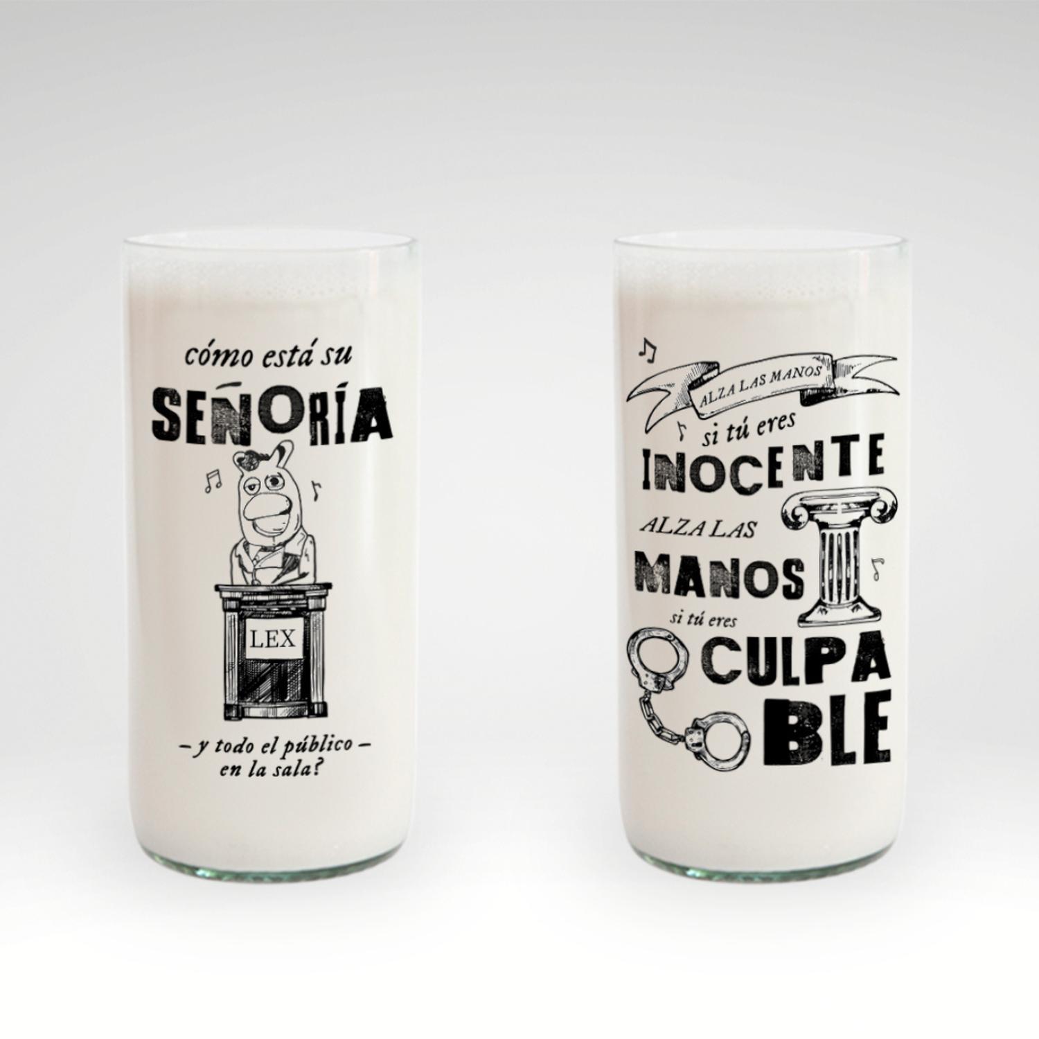 ABOGADOS - JUEGO DE 6 VASOS - 500 ML - 3