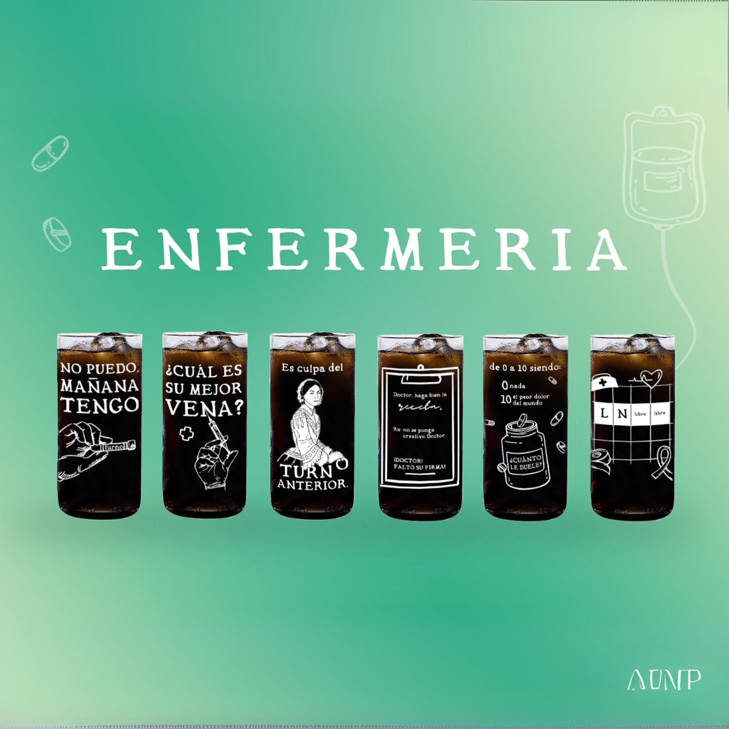 ENFERMERIA - JUEGO DE 6 VASOS 500 ML - 2