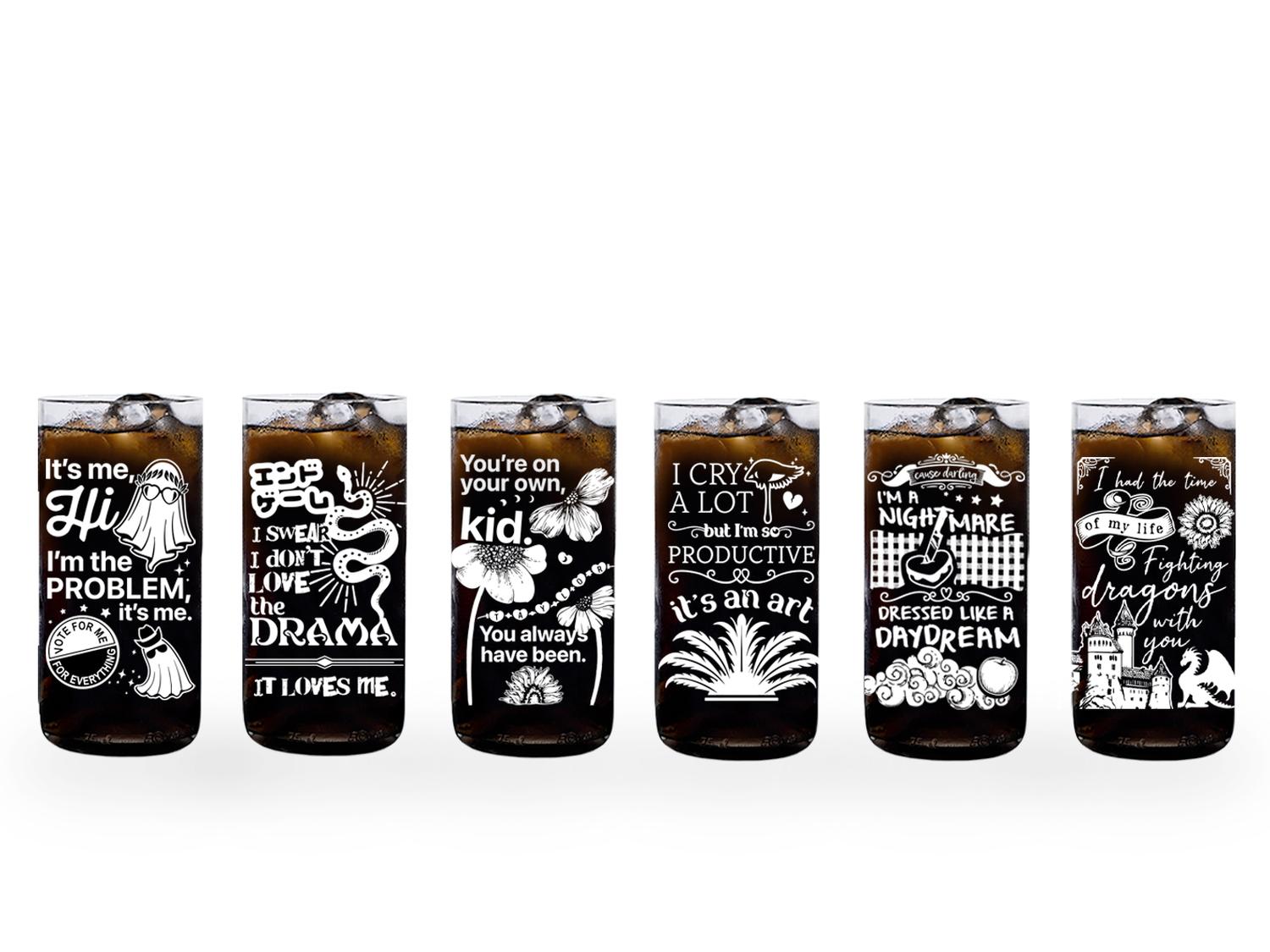 THE GLASS TOUR - JUEGO DE 6 VASOS DE 500 ML - 1