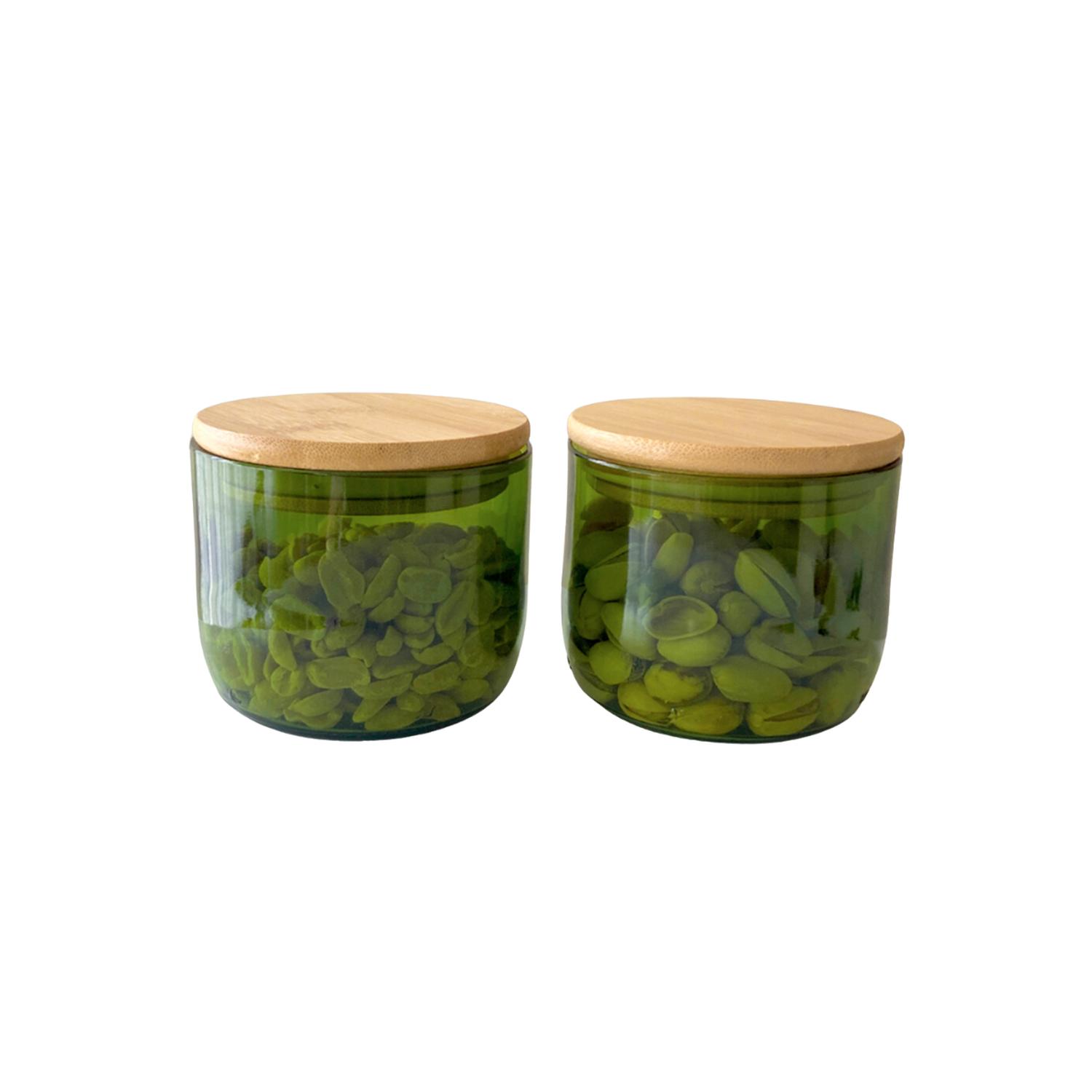 POCILLOS DE PICOTEO - VERDES (2 UNIDADES) - 400 ML