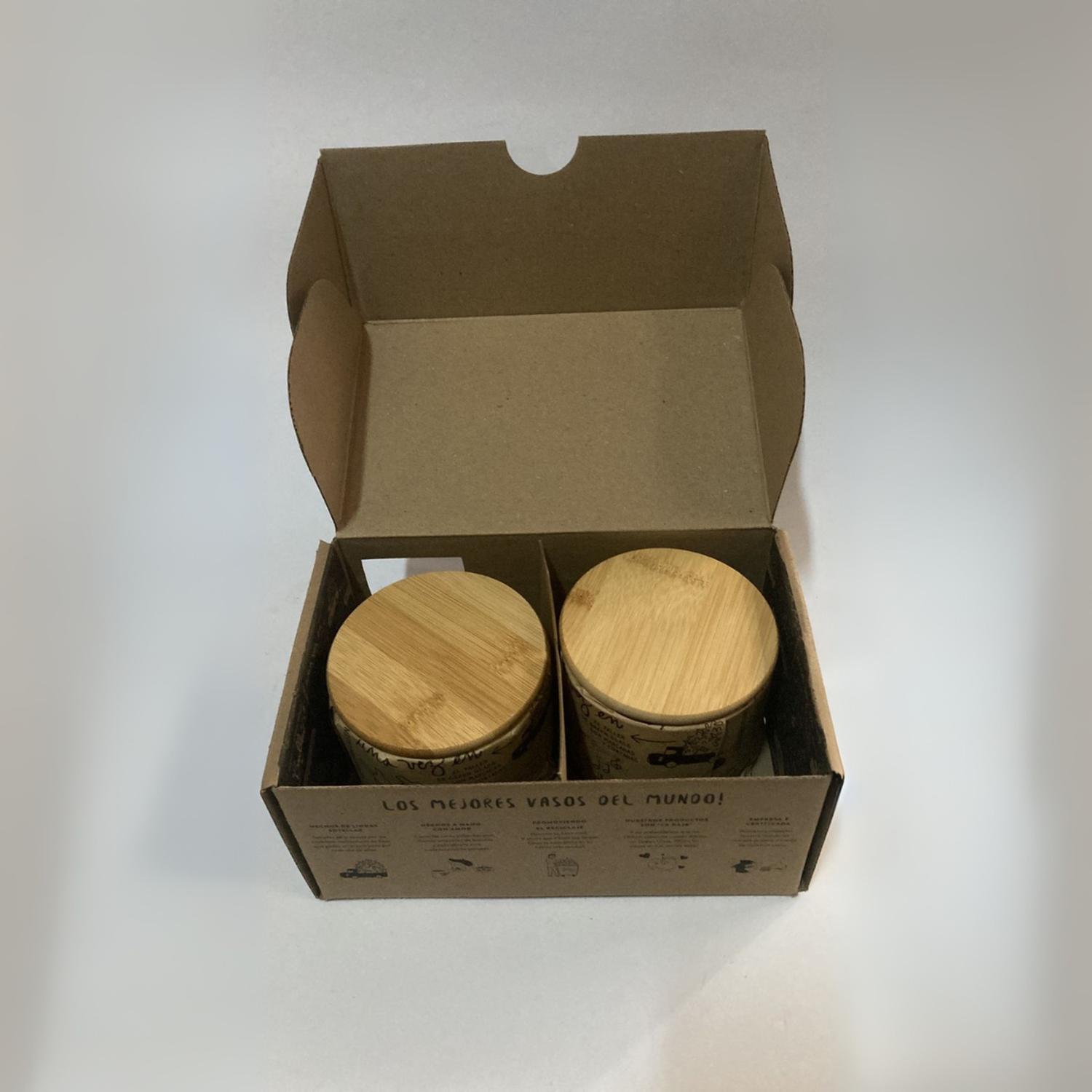 POCILLOS DE PICOTEO - VERDES (2 UNIDADES) - 400 ML - 6