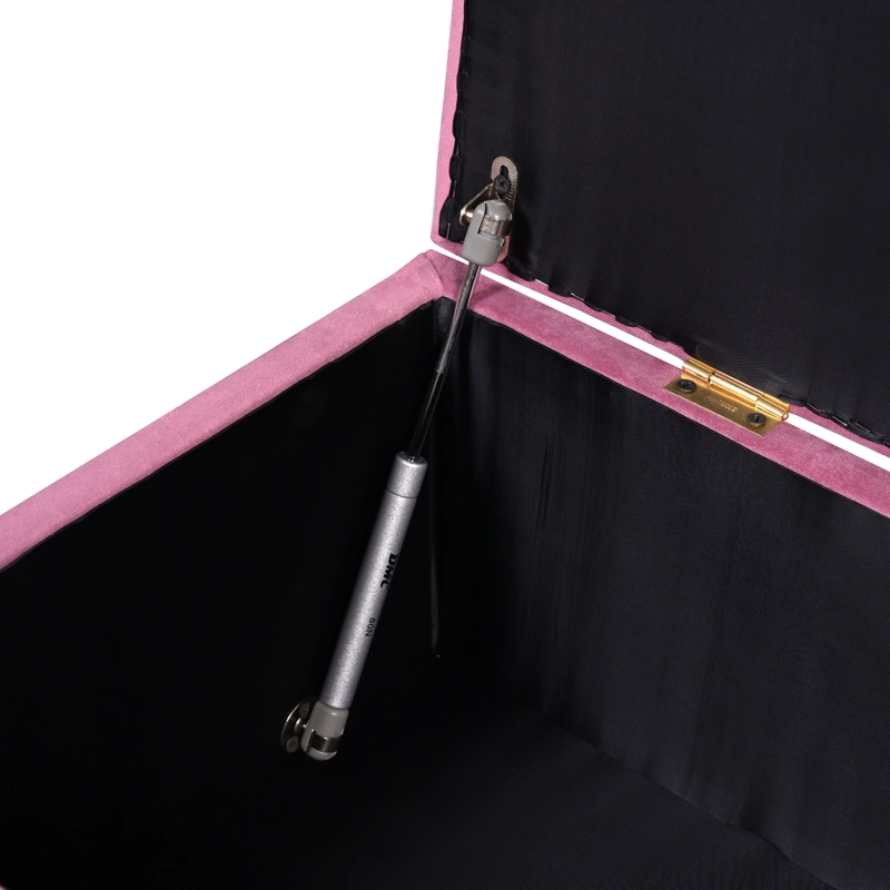 BANQUETA MAXIMA DESIGN INCY 1 CUERPO CON BAÚL PALO ROSA 120X40X50 CM - 3