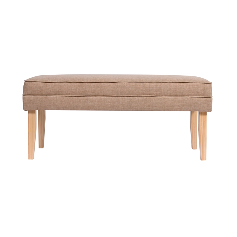 BANQUETA MAXIMA DESIGN STYLE 1 CUERPO BEIGE DELTA 100X40X40 CM - 1
