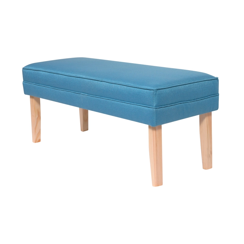 BANQUETA STYLE TURQUESA OMEGA 100X40X40 CM MÁXIMA DESIGN - 1