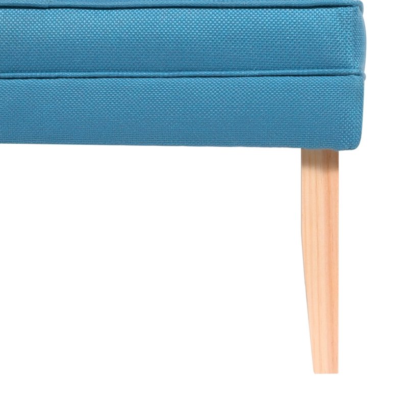 BANQUETA STYLE TURQUESA OMEGA 100X40X40 CM MÁXIMA DESIGN - 3