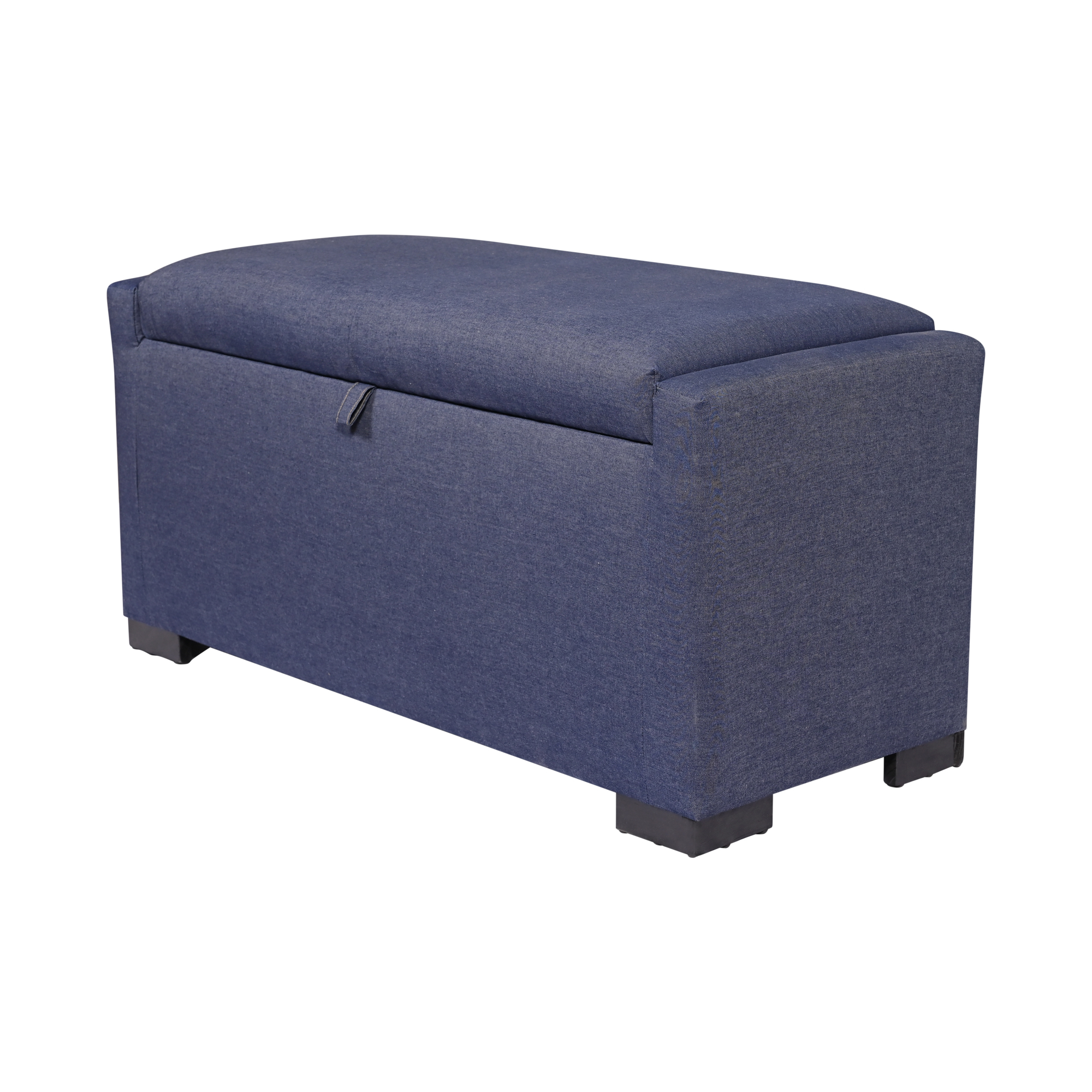 BANQUETA LEYZY JEANS CON BAÚL 105X45X50 CM MÁXIMA DESIGN - 1