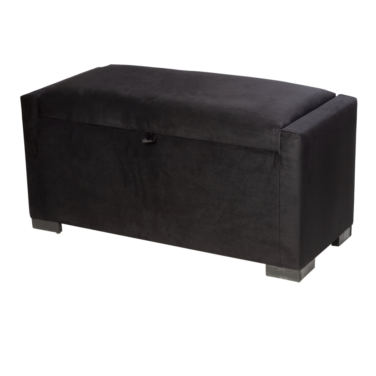 BANQUETA LEYZY NEGRO CON BAÚL 105X45X50 CM MÁXIMA DESIGN - 4