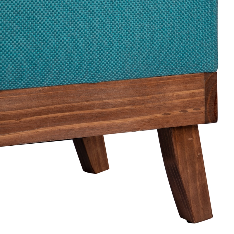 BANQUETA MAXIMA DESIGN INCY TURQUESA CON BAÚL OMEGA 120X40X50 CM - 4