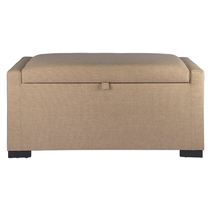 BANQUETA CON BAUL LEYZY GRIS BEIGE DELTA 40X55X105 CM MAXIMA DESIGN | GRIS - 1