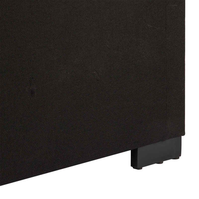 BANQUETA CON BAUL LEYZY NEGRO DELTA 40X55X105 CM MAXIMA DESIGN - 2