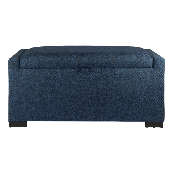 BANQUETA CON BAUL LEYZY AZUL OMEGA 40X55X105 CM MAXIMA DESIGN | AZUL - 1