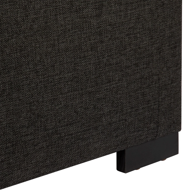 BANQUETA CON BAUL LEYZY GRAFITO DELTA 40X55X105 CM MAXIMA DESIGN | GRAFITO - 4
