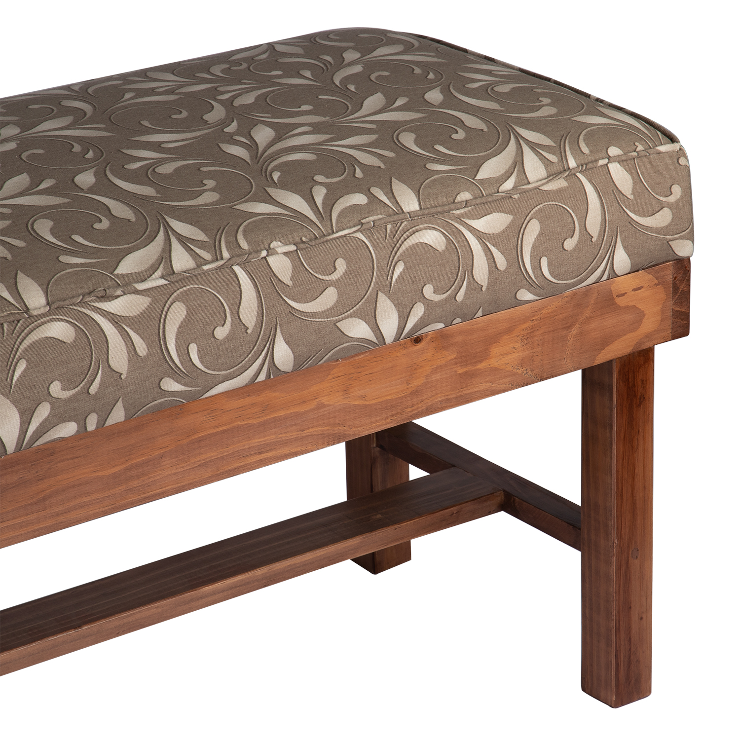 BANQUETA CARLA ESTAMPADO CAFÉ 50X40X120 CM MÁXIMA DESIGN - 2