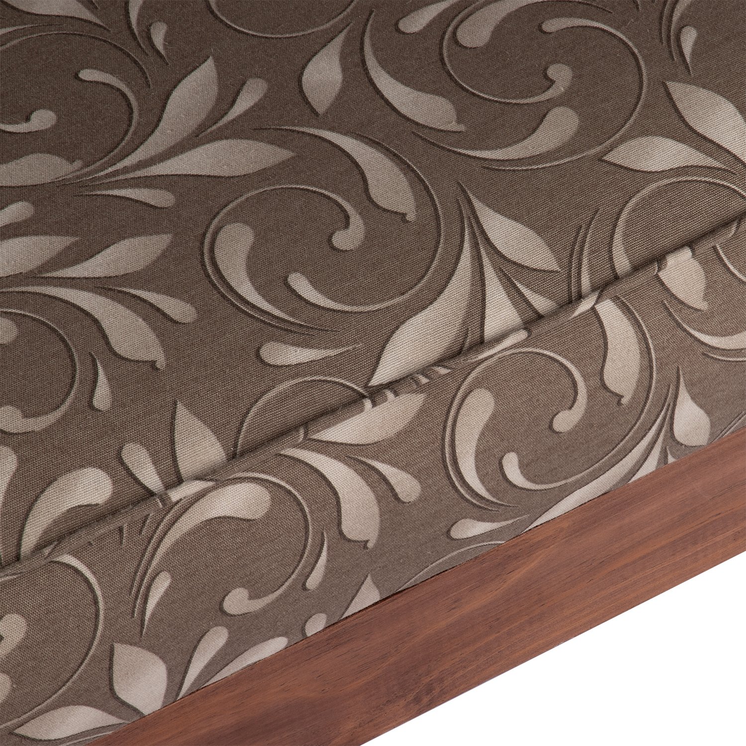 BANQUETA CARLA ESTAMPADO CAFÉ 50X40X120 CM MÁXIMA DESIGN - 3