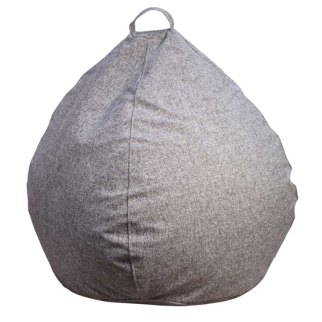 KAWIN Poltrona Pouf A Pera In Ecopelle Lavabile – Rosa, 85x98 Cm, Imbottitura In Polistirolo