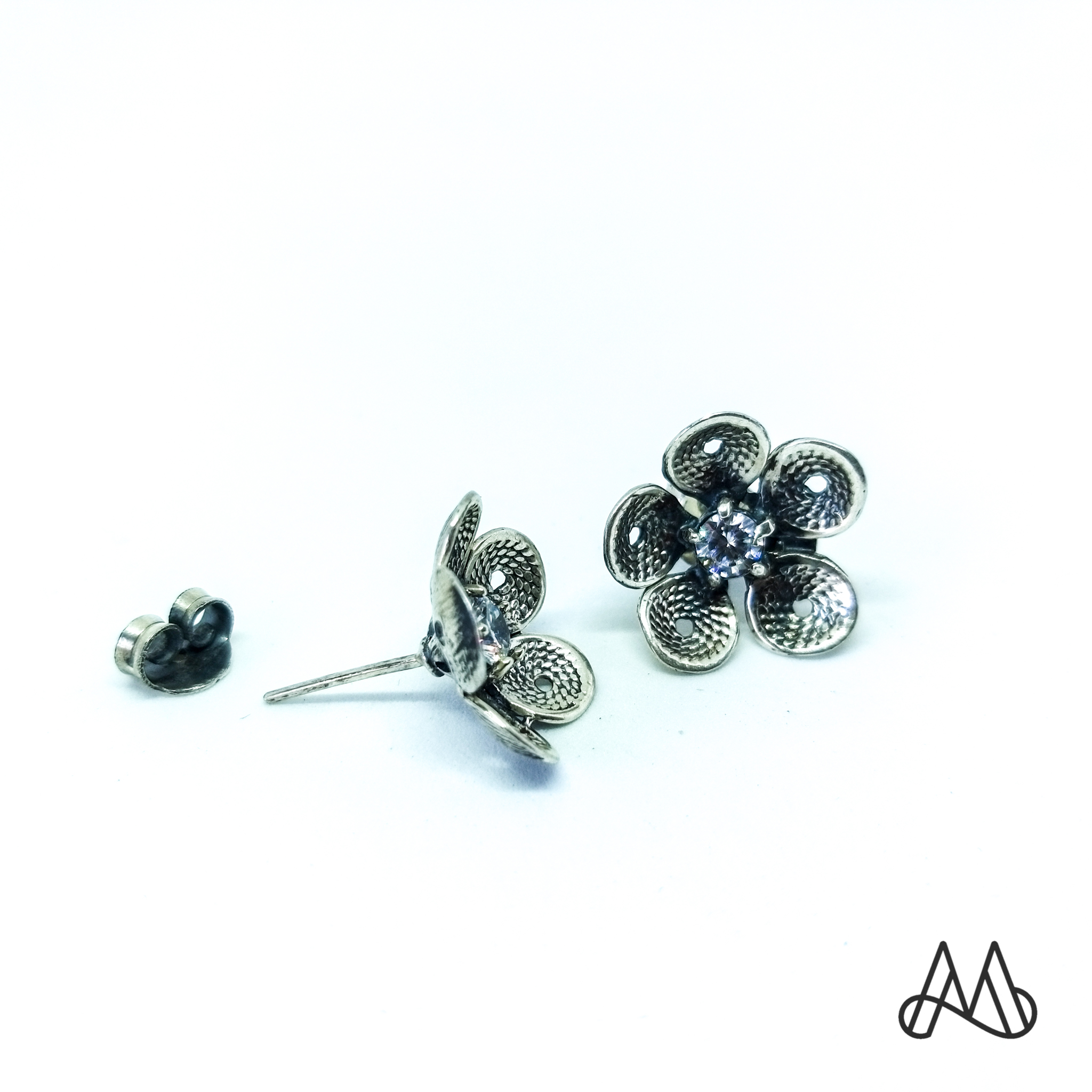 ARO MOR JOYAS FLOR CIRCON - 2