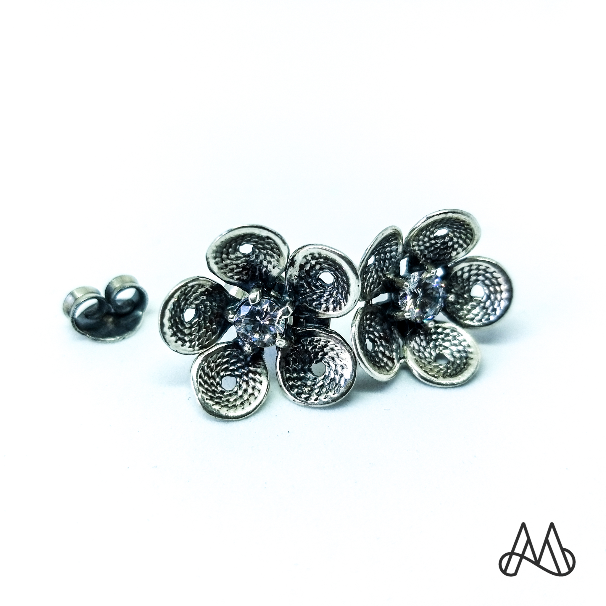ARO MOR JOYAS FLOR CIRCON - 4