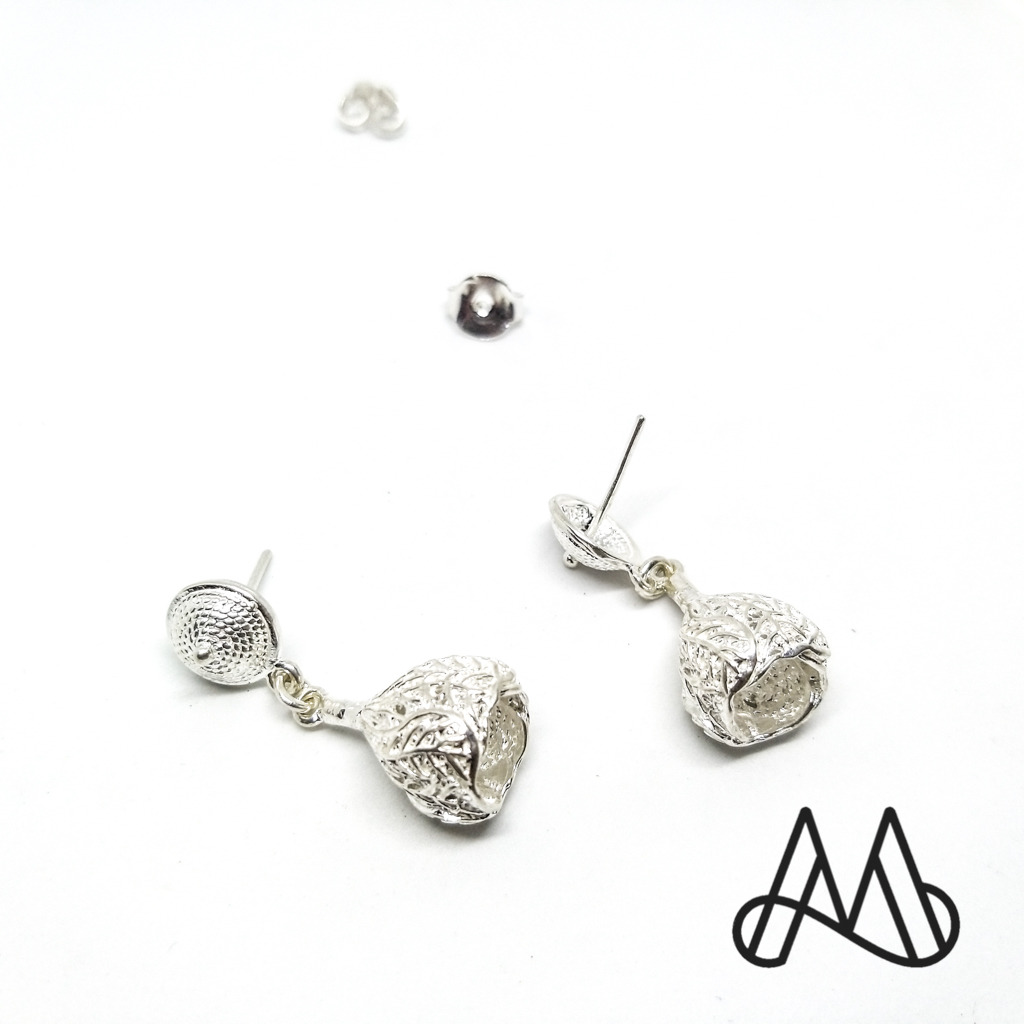 AROS MOR JOYAS FLOR CAMPANULA - 2
