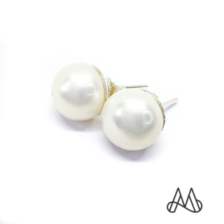 ARO PLATA LEY 950 PERLA NATURAL DE RIO 8 MM | BLANCO | TALLA_UNICA