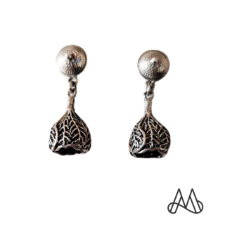 ARO PLATA ENVEJECIDA 925 CAMPANULA COLGANTE | Plata | Talla_unica - 1