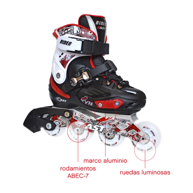 PATIN RIDER EN LINEA FAST FLASH 29-32 - 3