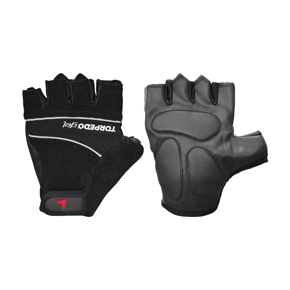 GUANTE TORPEDO CICLISTA GEL NEGRO - 3