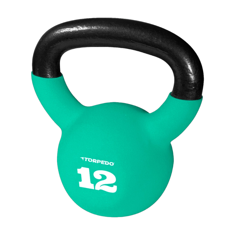 MANCUERNA TORPEDO ACERO 12 KG KETTLEBELL NEOPRENE K SOLO RETIRO - 1
