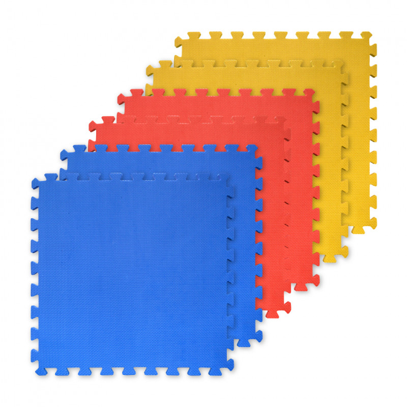 SET PROTECCION PISO TORPEDO 60 CM FITNESS MAT MULTICOLOR (MINI TATAMI) - 2